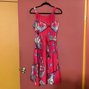 NWOT Chinese Opera Dress in Stretch Cotton
